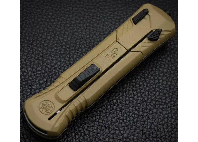 Нож Smith&Wesson M&P OTF Spear Point FDE 1084315 Фото 3